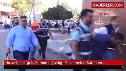 Hırsız Çalıştığı İş Yerinden Çaldığı Malzemeleri Satarken Yakalandı