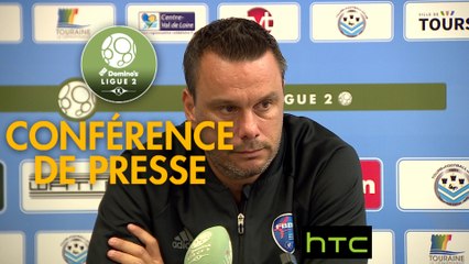 Conférence de presse Tours FC - FBBP 01 (0-2) : Fabien MERCADAL (TOURS) - Hervé DELLA MAGGIORE (BBP) - 2016/2017
