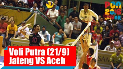 Voli Indoor - (Putra) Jawa Tengah vs Aceh, Rabu (21/09)