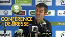 Conférence de presse RC Strasbourg Alsace - Red Star  FC (0-0) : Thierry LAUREY (RCSA) - Rui ALMEIDA (RED) - 2016/2017