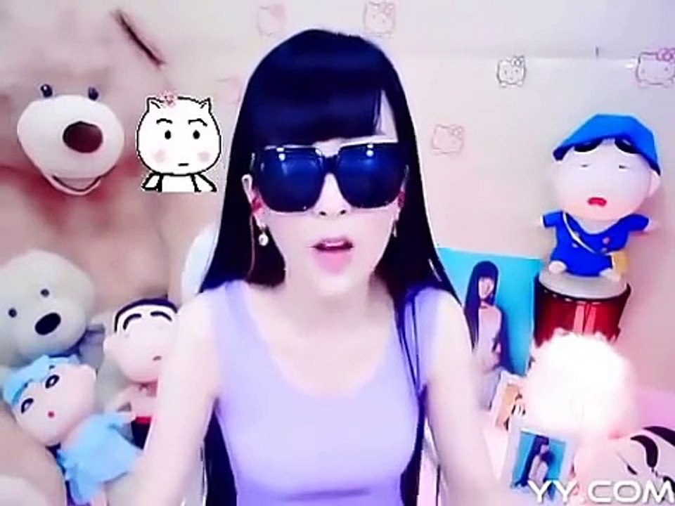 Chinese beautiful girl tank rap 中国美少女