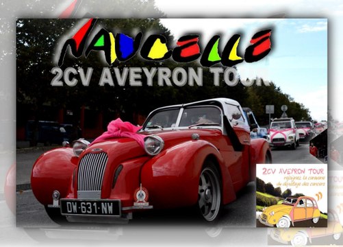 2CV AVEYRON TOUR : étape à Naucelle
