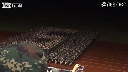 Une épatante démonstration de synchronisation dans une Université chinoise