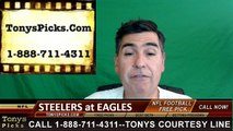 Philadelphia Eagles vs. Pittsburgh Steelers Free Pick Prediction NFL Pro Football Odds Preview 9-25-2016