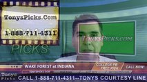 Indiana Hoosiers vs. Wake Forest Demon Deacons Free Pick Prediction NCAA College Football Odds Preview 9/24/2016