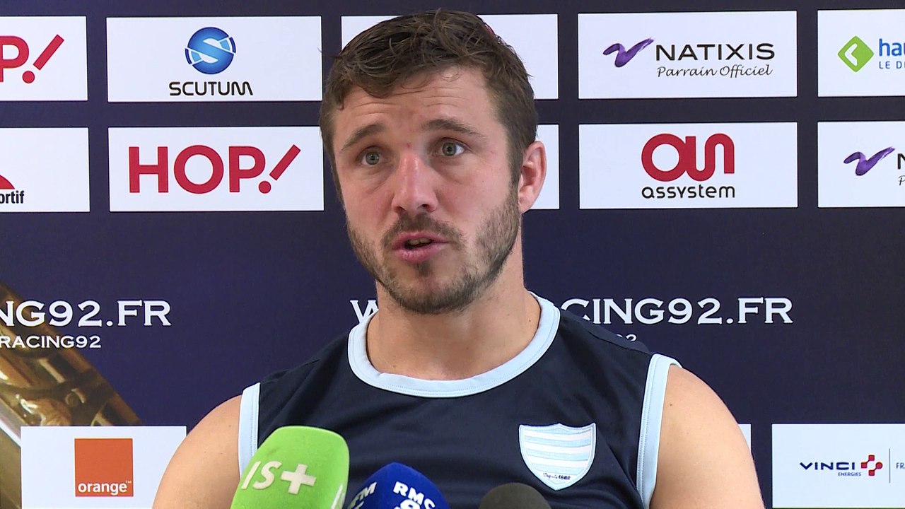 Top 14   Castres - Racing92: conférence d'avant match de Marc Andreu
