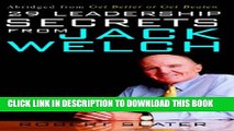 [PDF] 29 Leadership Secrets From Jack Welch Full Collection