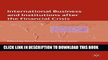 [PDF] International Business and Institutions after the Financial Crisis (Academy of International