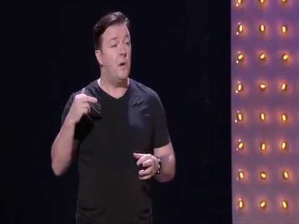 Ricky Gervais Stand Up -  Talking about War, Racism and Stephen Hawking