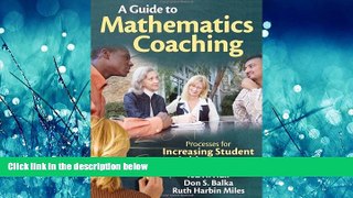 Choose Book A Guide to Mathematics Coaching: Processes for Increasing Student Achievement