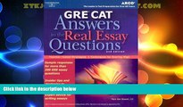 Must Have PDF  GRE CAT Answers to Real Essay Questions (Peterson s GRE Answers to the Real Essay