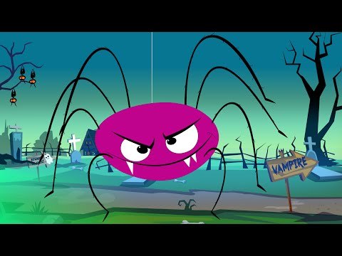 Incy Wincy Spider | Halloween Nursery Rhymes For Children | Kids Songs