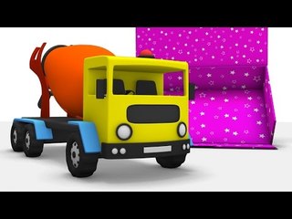 caixa de brinquedos | caminhão de cimento