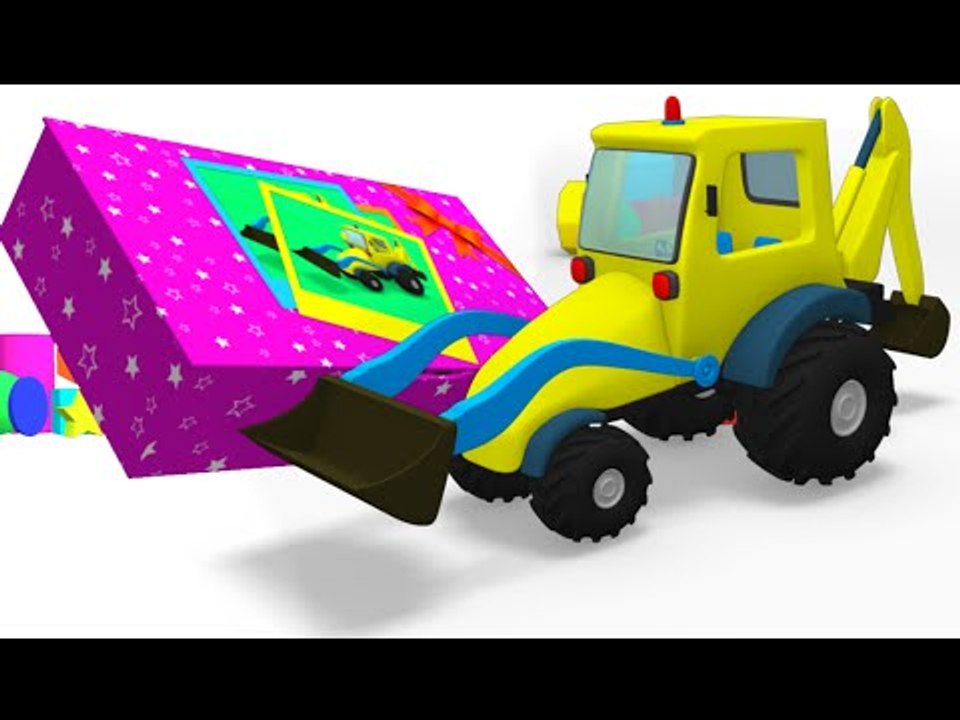 caixa de brinquedos | JCB | caixa de presente | unboxing brinquedo para crianças