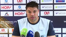 Top 14   Castres - Racing92: conférence d'avant match de François Van Der Merwe