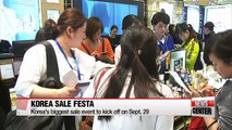 'Korea Sale Festa' only a week away from launching its nationwide sales promotions
