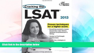 Big Deals  Cracking the LSAT with DVD, 2013 Edition (Graduate School Test Preparation)  Best
