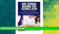 Big Deals  GRE-Verbal Behind The Scenes: Discover BTS of ETS  Best Seller Books Most Wanted