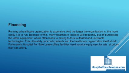 Advantages of Leasing Hospital Equipment