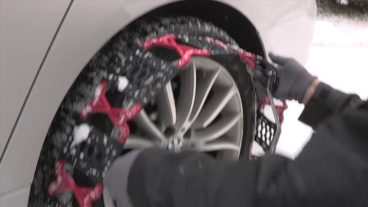 POLAIRE GRIP 2016 : CHAINE A NEIGE FRONTALE- DEMONTAGE FACILE