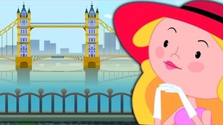 Londra ponte | cartone animato per i capretti | rima popolare vivaio | educativo il video