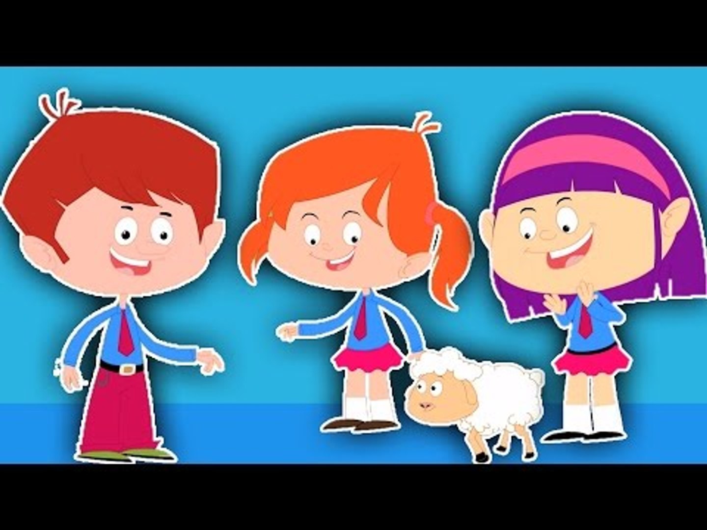 ⁣Мэри был барашек | потешки для детей | шаржа для детей