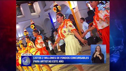 Listos dos millones de fondos concursables para artistas este año