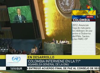 Anuncia Juan Manuel Santos que la guerra en Colombia ha terminado