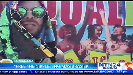 “Es hora de que haya igualdad de género”: Promotora del movimiento ‘Free the Nipple’ a NTN24