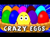 crazy eggs | surprise eggs | learn numbers | numbers song | 123 song | nursery rhymes