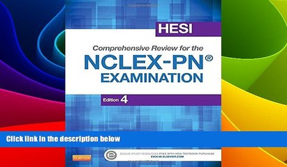 Big Deals  HESI Comprehensive Review for the NCLEX-PNÂ®  Examination, 4e  Best Seller Books Most