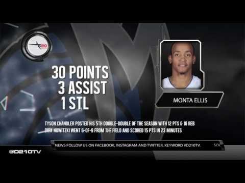 MONTA ELLIS SCORES 30 ON T'WOLVES IN MAVERICKS WIN