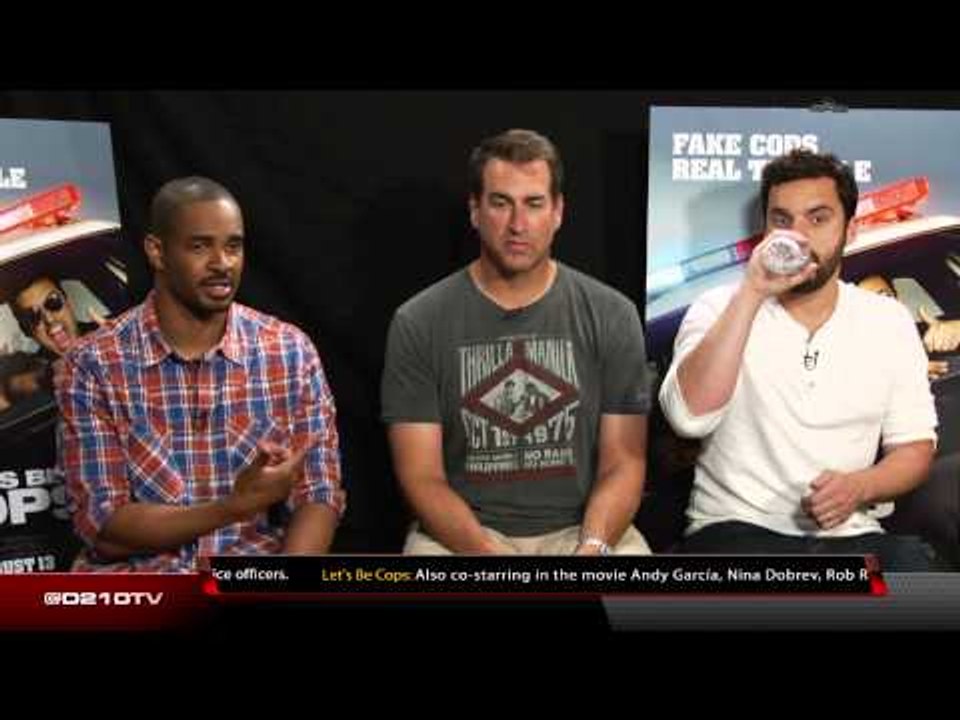 LET'S BE COPS INTERVIEW WITH DAMON WAYANS JR., ROB RIGGLE AND JAKE JOHNSON