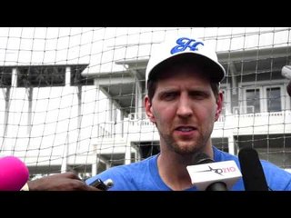 DIRK NOWITZKI 2014 HEROES BASEBALL BATTING PRACTICE