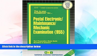 Big Deals  Postal Electronic/Maintenance/Mechanic Examination(Passbooks) (Career Examination