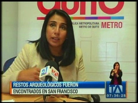 Restos arqueológicos fueron encontrados en San Francisco