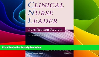 Big Deals  Clinical Nurse Leader Certification Review, Second Edition  Free Full Read Most Wanted