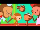 Fünf kleine Affen Deutschland Compilation | Beste Deutsch Reime für Kinder