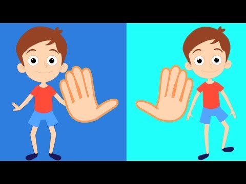 Kopf, Schultern, Knie und Zehen Kinderreim für Kinder | Lied für Kinder in Deutsche