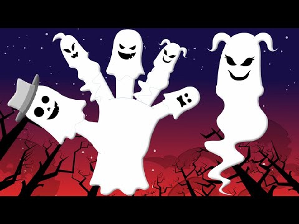 Ghosts Finger Family | Scary Nursery Rhyme For Children's | Kids Song