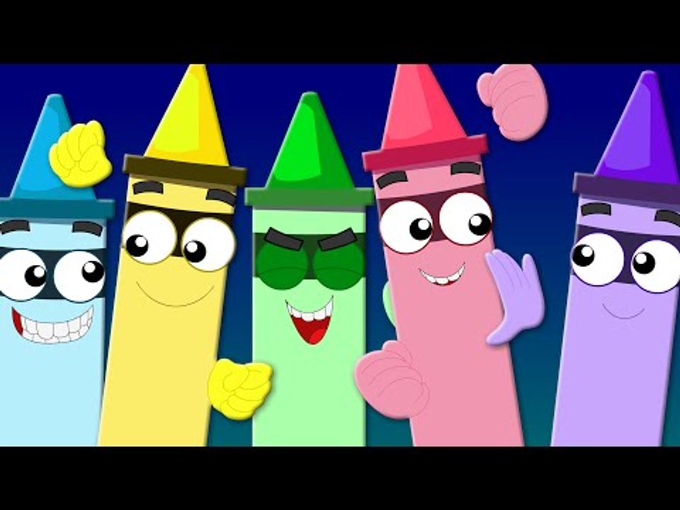 Crayons Colors Song Learn Colors Nursery Rhymes Kids Songs Baby