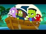 Row Row Row Your Boat | Scary Nursery Rhymes For Kids And Childrens