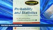 Popular Book Schaum s Outline of Probability and Statistics, 4th Edition: 897 Solved Problems + 20