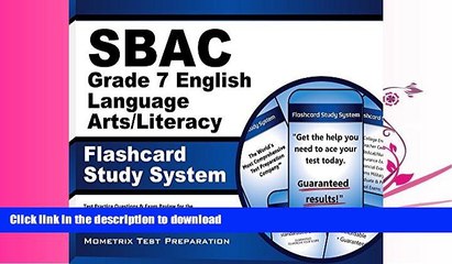 FAVORITE BOOK  SBAC Grade 7 English Language Arts/Literacy Flashcard Study System: SBAC Test