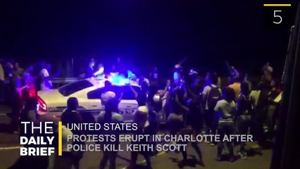 The Daily Brief: Protests Erupt In Charlotte After Police Killing