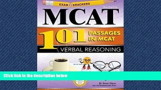 Choose Book Examkrackers 101 Passages in MCAT Verbal Reasoning