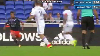 Morgan Poaty Red Card HD - Olympique Lyonnais 0-1 Montpellier - 21.09.2016 HD