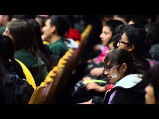 Dallas Mavericks Wayne Ellington visits Raul Quintanilla Sr. Middle School
