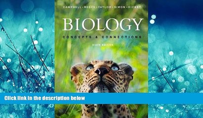 Online eBook Biology: Concepts   Connections [BIOLOGY 6/E]
