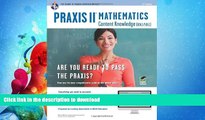 GET PDF  PRAXIS II Mathematics Content Knowledge (0061) Book   Online (PRAXIS Teacher